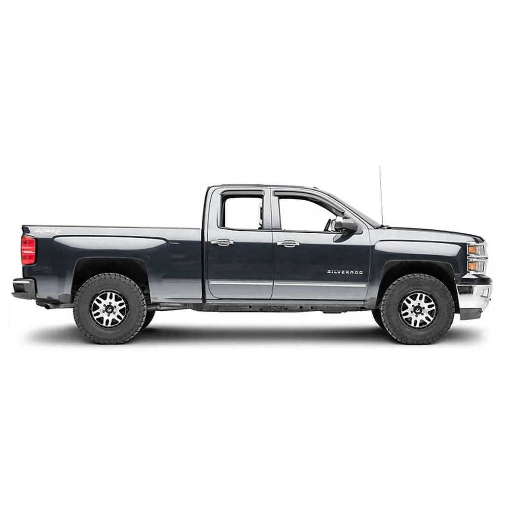 Black Horse Off Road 14-CHSLDC-14 Rain Guards for Select Chevrolet Silverado 1500, Chevrolet Silverado LD, Chevrolet Silverado HD, Chevrolet Silverado HD, GMC Sierra 1500, GMC Sierra Limited, GMC Sierra HD, GMC Sierra HD