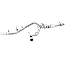 Load image into Gallery viewer, 14-Chev-Silverado-V8-5.3L-Sc-Dual-Split-Rear-Behind-Rr-Tire-Exit-Ss-Cat-Back-Perf-Exhaust