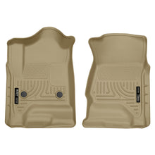 Load image into Gallery viewer, 14-Chevrolet-Silverado-1500Gmc-Sierra-1500-Weatherbeater-Tan-Front-Floor-Liners