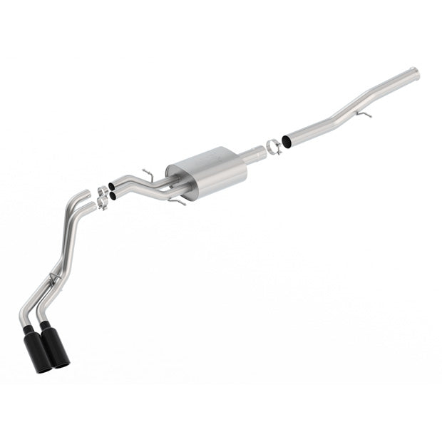 14-Chevy-Silverad1500-Ec-StdCc-Short-143.5In-Wb-Atak-Cat-Back-Exhaust-W-Black-Chrome-Tip