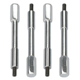 Trans-Dapt 9182 1/4 in.-20 x 4-1/4 in. HEX STUD-Style Valve Cover Bolts-CHROME