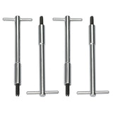 Trans-Dapt 4936 1/4 in.-20 x 5-3/8 in. Tall T-BAR Style Valve Cover Fasteners-CHROME