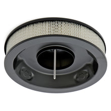 Load image into Gallery viewer, 14-In.-Round-Aluminum-Air-Cleaner-Set;-3-In.-Tall;-Pinstripes--Black-Finish
