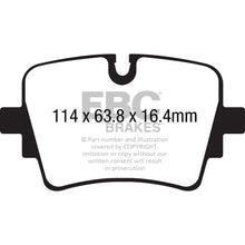 Load image into Gallery viewer, 14-Jaguar-F-Type-(Cast-Iron-Rotors-Only)-5.0-Supercharged-(490)-Redstuff-Rear-Brake-Pads