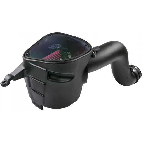~(14-Lbs.-25X16x15)~-Cold-Air-Intake-For-03-07-Dodge-Ram-2500-3500-5.9L-Cummins-Cotton-Cleanable-Red-S-B