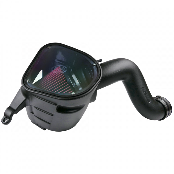 ~(14-Lbs.-25X16x15)~-Cold-Air-Intake-For-03-07-Dodge-Ram-2500-3500-5.9L-Cummins-Cotton-Cleanable-Red-S-B