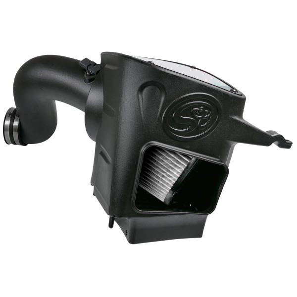 ~(14-Lbs.-25X16x15)~-Cold-Air-Intake-For-03-07-Dodge-Ram-2500-3500-5.9L-Cummins-Dry-Extendable-White-S-B