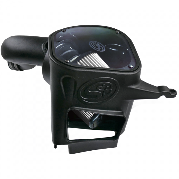 ~(14-Lbs.-25X16x15)~-Cold-Air-Intake-For-07-09-Dodge-Ram-2500-3500-4500-5500-6.7L-Cummins-Dry-Extendable-White-S-B