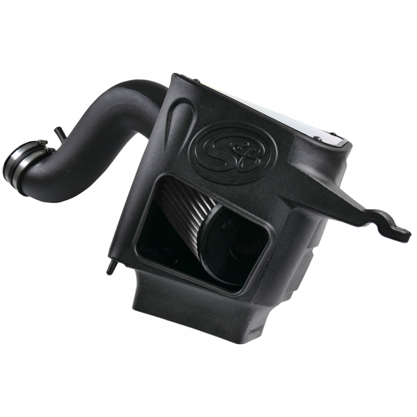 ~(14-Lbs.-25X16x15)~-Cold-Air-Intake-For-07-09-Dodge-Ram-2500-3500-4500-5500-6.7L-Cummins-Dry-Extendable-White-S-B