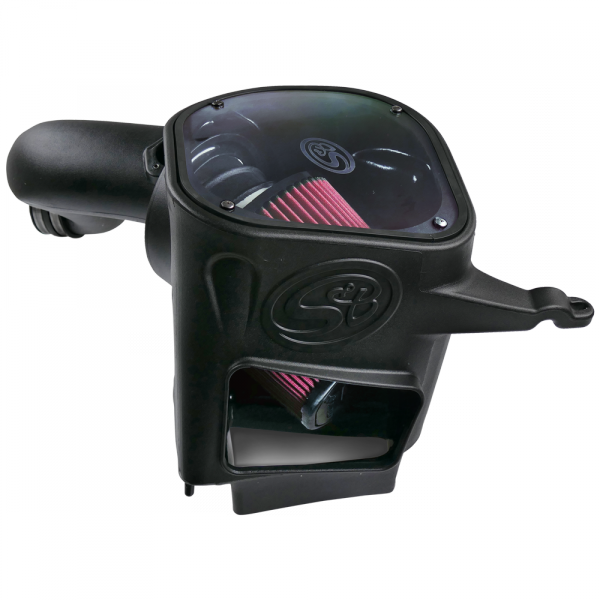 ~(14-Lbs.-25X16x15)~-Cold-Air-Intake-For-07-09-Dodge-Ram-2500-3500-4500-5500-6.7L-Cummins-Cotton-Cleanable-Red-S-B