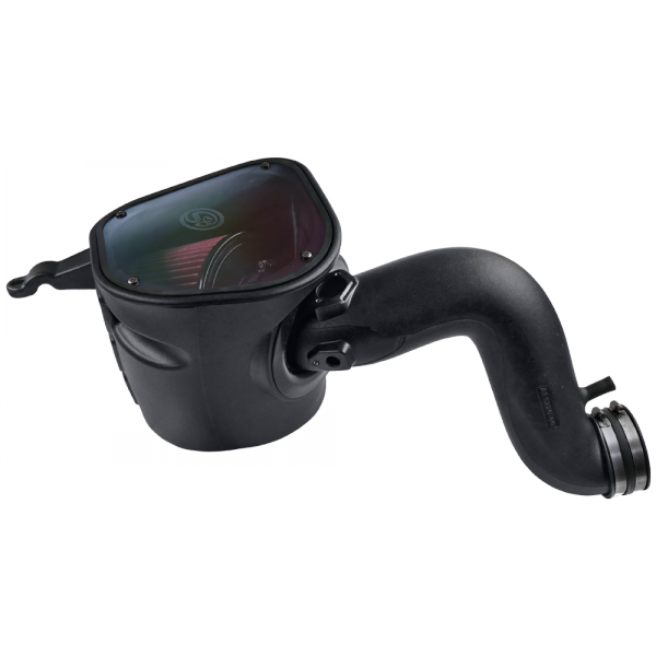 ~(14-Lbs.-25X16x15)~-Cold-Air-Intake-For-07-09-Dodge-Ram-2500-3500-4500-5500-6.7L-Cummins-Cotton-Cleanable-Red-S-B