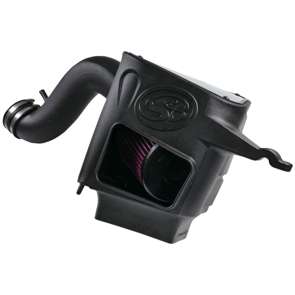 ~(14-Lbs.-25X16x15)~-Cold-Air-Intake-For-07-09-Dodge-Ram-2500-3500-4500-5500-6.7L-Cummins-Cotton-Cleanable-Red-S-B