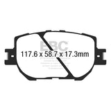 EBC UD1733 Ultimax OEM Replacement Brake Pads