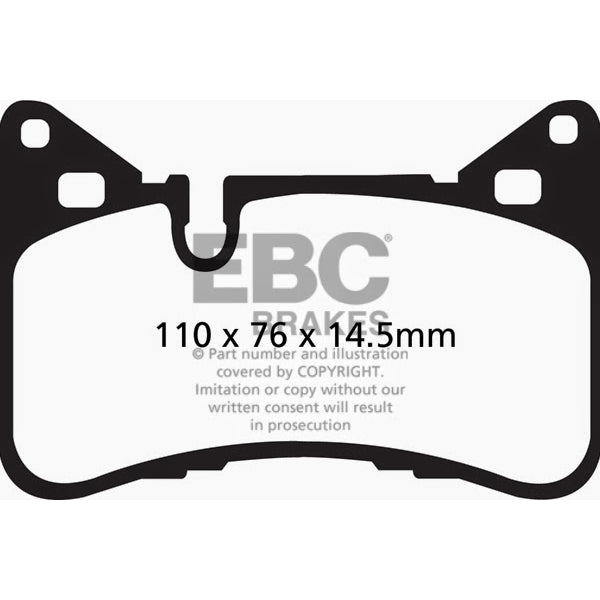 14-Mercedes-Benz-C63-Amg-(W204)-6.2-Yellowstuff-Rear-Brake-Pads