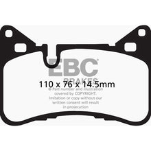 Load image into Gallery viewer, 14-Mercedes-Benz-C63-Amg-(W204)-6.2-Yellowstuff-Rear-Brake-Pads