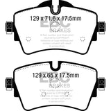 EBC UD1801 Ultimax OEM Replacement Brake Pads