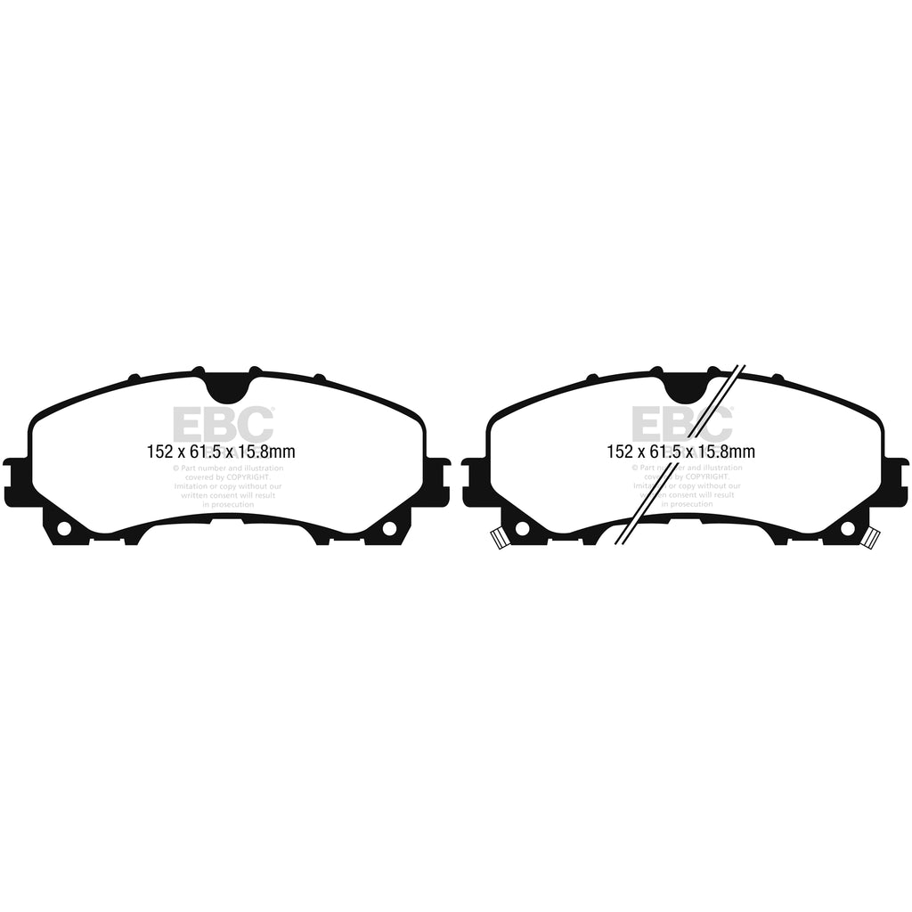 14-Nissan-Rogue-2.5-3-Row-Seating-Greenstuff-Front-Brake-Pads