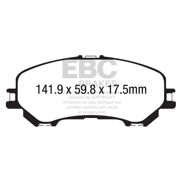 14-Nissan-Rogue-2.5-2-Row-Seating-Ultimax2-Front-Brake-Pads
