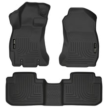 Load image into Gallery viewer, 14-Subaru-Forester-Weatherbeater-Black-Front--2Nd-Seat-Floor-Liners