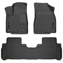 Load image into Gallery viewer, 14-Toyota-Highlander-Weatherbeater-Black-Front--2Nd-Seat-Floor-Liners