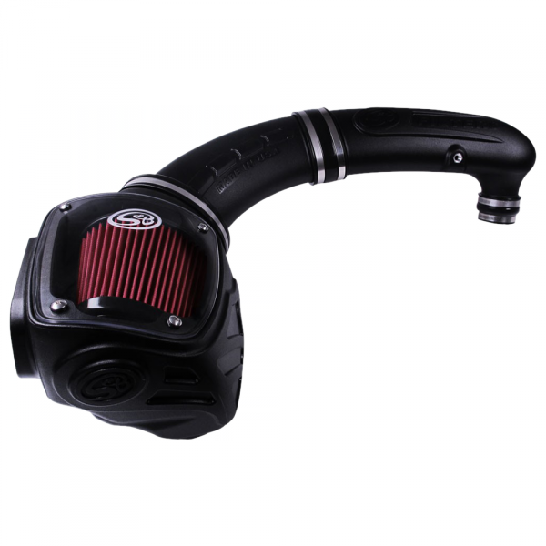 ~(14.6-Lbs.-24X15x14)~-Cold-Air-Intake-For-97-06-Jeep-Wrangler-Tj-L6-4.0L-Oiled-Cotton-Cleanable-Red-S-B