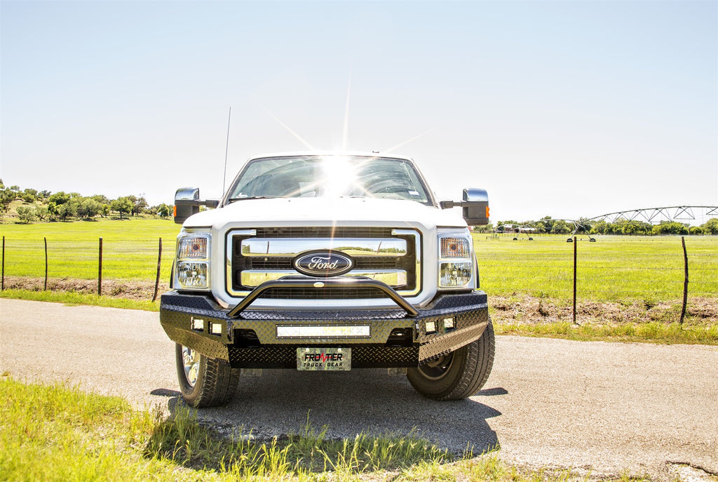 Frontier Truck Gear 140-11-1012 Sport Front Bumper Replacement for Select Ford F-250 Super Duty, Ford F-350 Super Duty