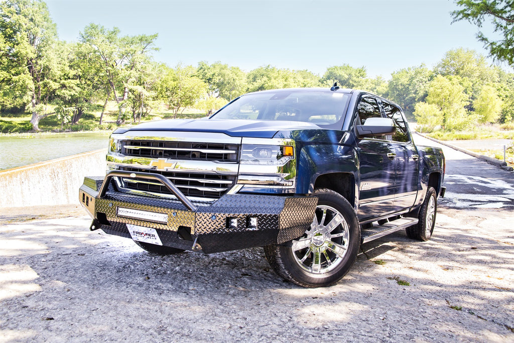 Frontier Truck Gear 140-21-6014 Sport Front Bumper Replacement for Select Chevrolet Silverado