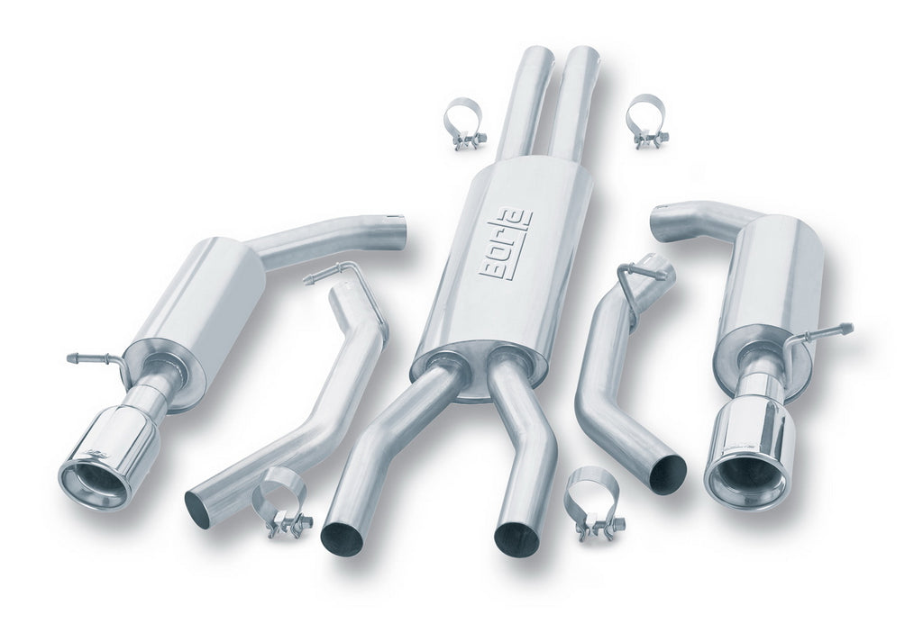 Borla 140008 Cat-Back Exhaust System - Touring for Select Ford Thunderbird