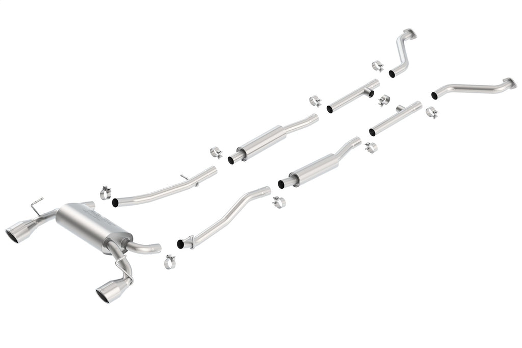Borla 140045 Cat-Back Exhaust System - S-Type for Select Nissan 350Z
