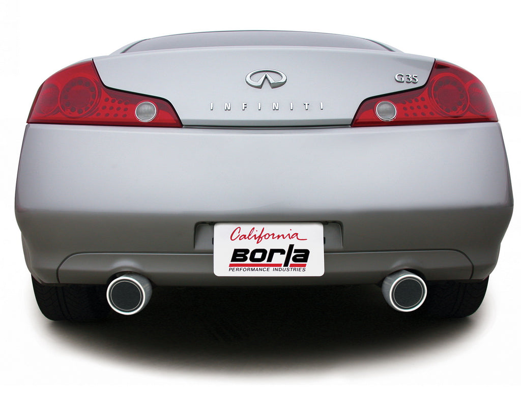 Borla 140057 Cat-Back Exhaust System - S-Type for Select INFINITI G35