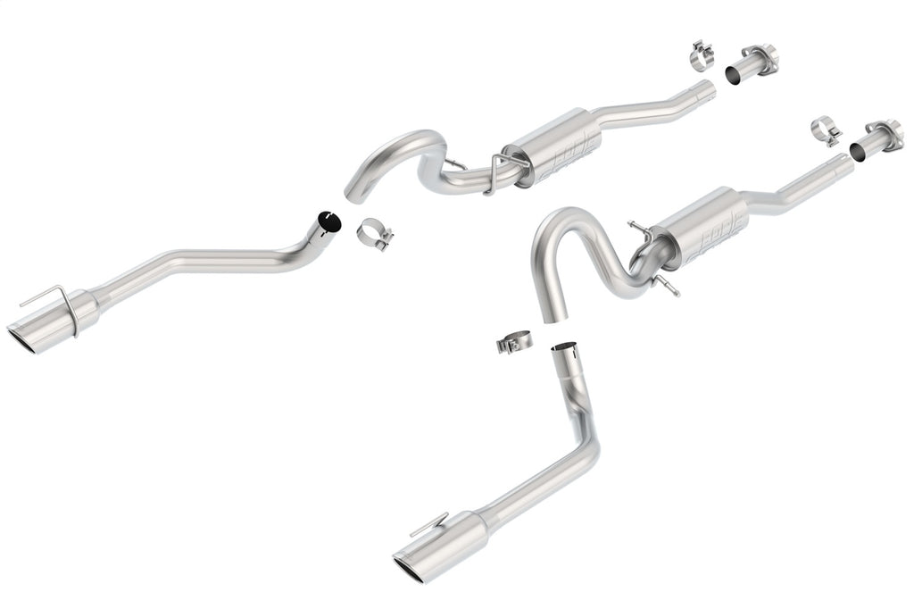 Borla 140067 Cat-Back Exhaust System - S-Type for Select Ford Mustang