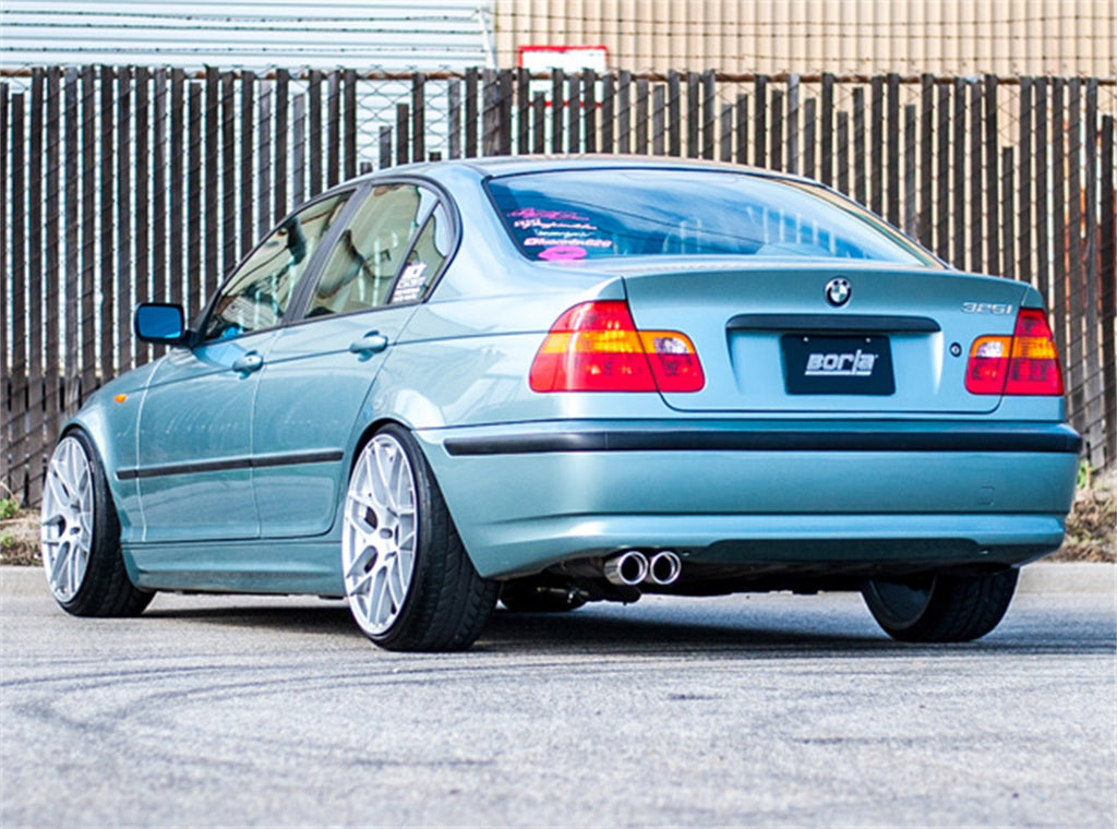 Borla 140084 Cat-Back Exhaust System - S-Type for Select BMW 323Ci, BMW 323i, BMW 325Ci, BMW 325i, BMW 330Ci, BMW 330i