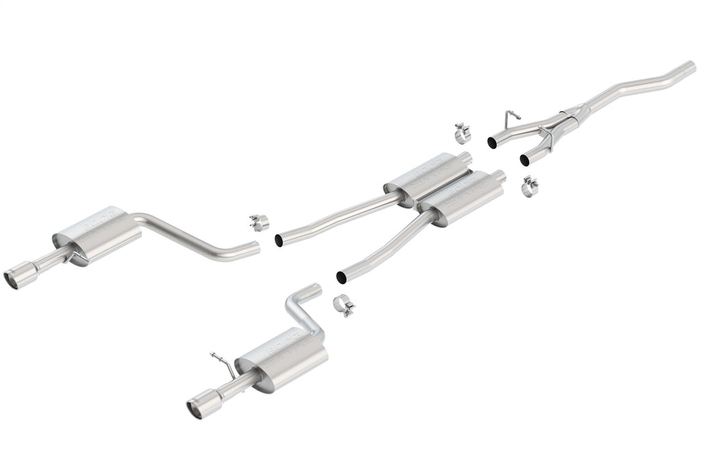 Borla 140100 Cat-Back Exhaust System - S-Type for Select Audi A4 Quattro