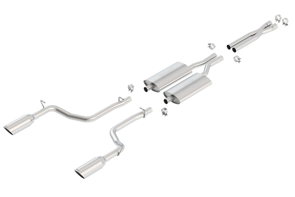 Borla 140125 Cat-Back Exhaust System - S-Type for Select Chrysler 300, Dodge Charger, Dodge Magnum