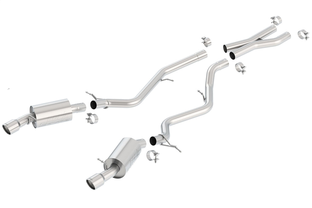 Borla 140276 Cat-Back Exhaust System - S-Type for Select BMW 335i, BMW 335i xDrive, BMW 335xi