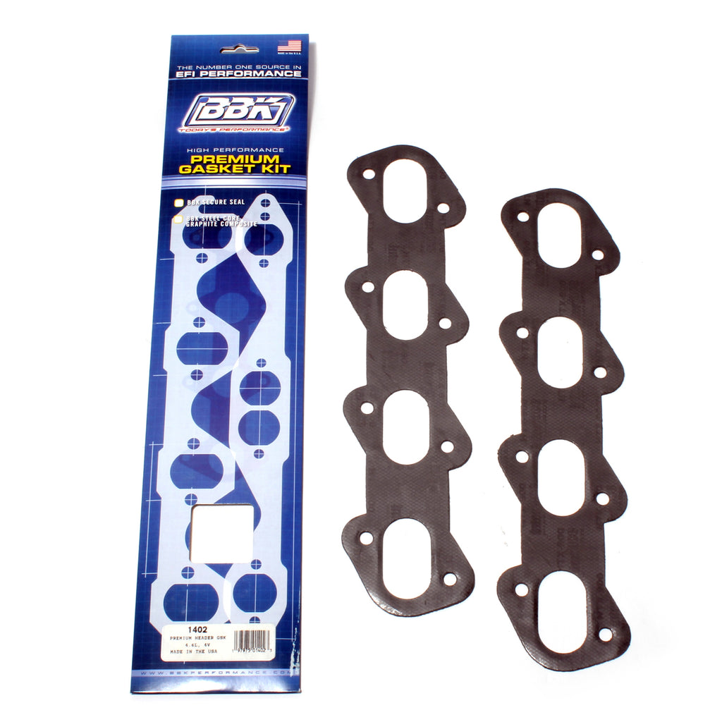 BBK Performance Parts 1402 PREMIUM HEADER GASKET SET FORD 4.6 / 5.4L-4V (PAIR) for Select Ford F-150, Ford Mustang
