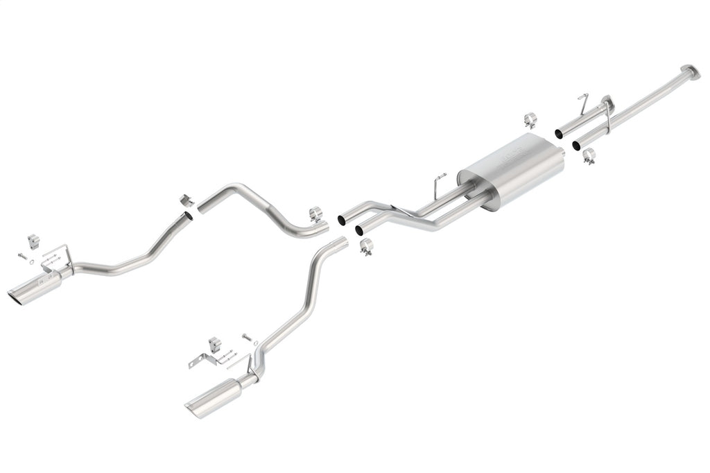 Borla 140333 Cat-Back Exhaust System - Touring for Select Toyota Tundra