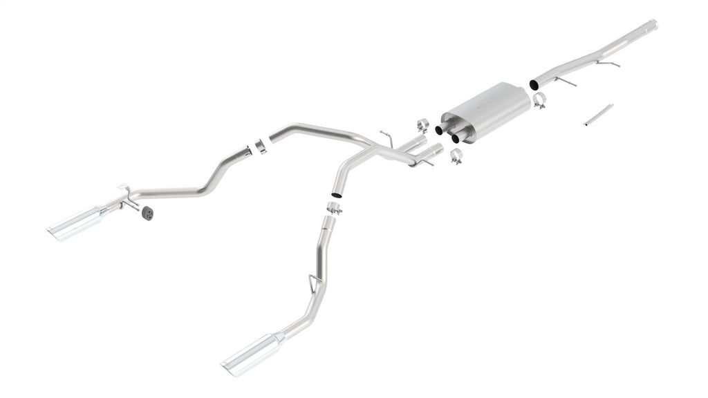 Borla 140340 Cat-Back Exhaust System - Touring for Select Chevrolet Silverado 1500, GMC Sierra