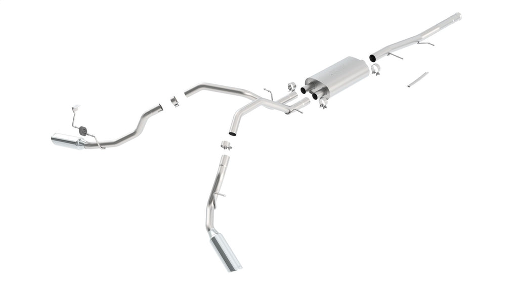 Borla 140341 Cat-Back Exhaust System - Touring for Select Chevrolet Silverado 1500, GMC Sierra
