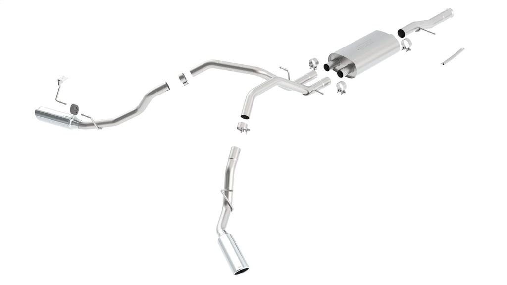 Borla 140342 Cat-Back Exhaust System - Touring for Select Chevrolet Silverado 1500, GMC Sierra