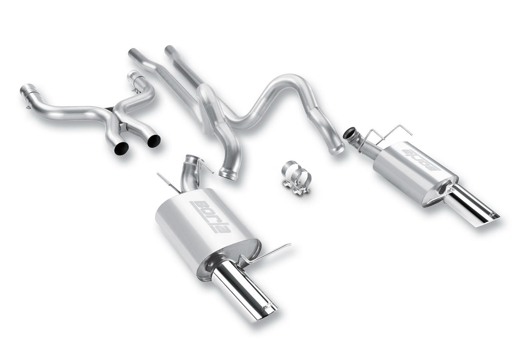 Borla 140372 Cat-Back Exhaust System - ATAK® for Select Ford Mustang