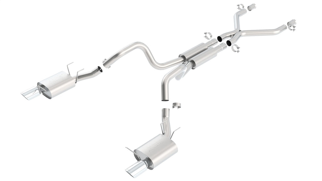 Borla 140389 Cat-Back Exhaust System - S-Type for Select Ford Mustang
