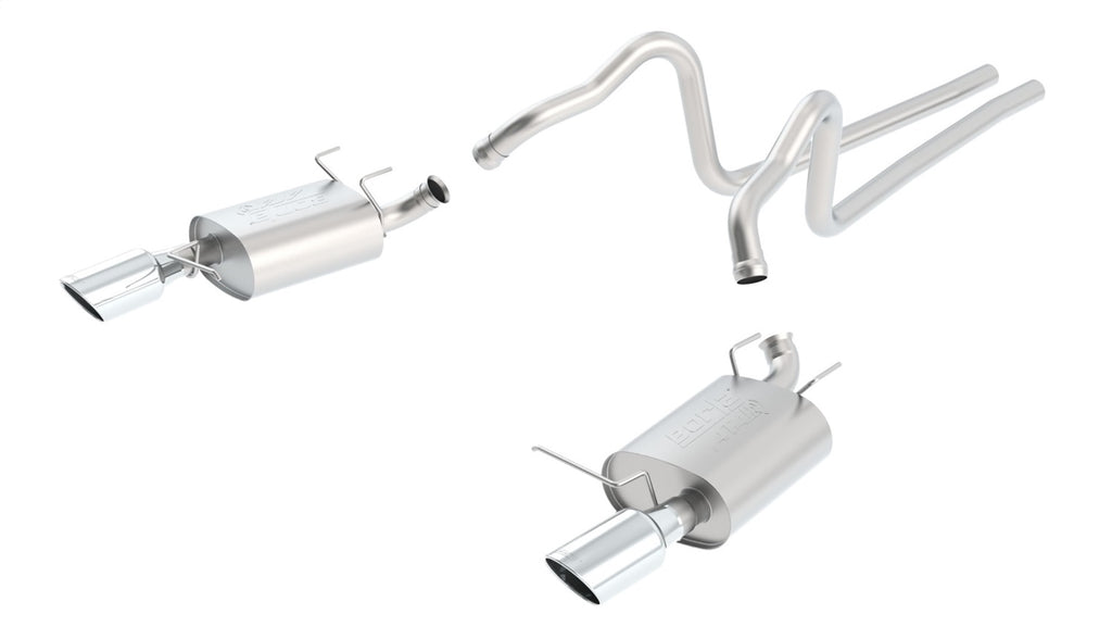 Borla 140398 Cat-Back Exhaust System - ATAK® for Select Ford Mustang
