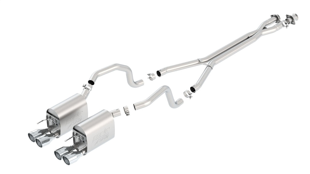 Borla 140414 Cat-Back Exhaust System - ATAK® for Select Chevrolet Corvette