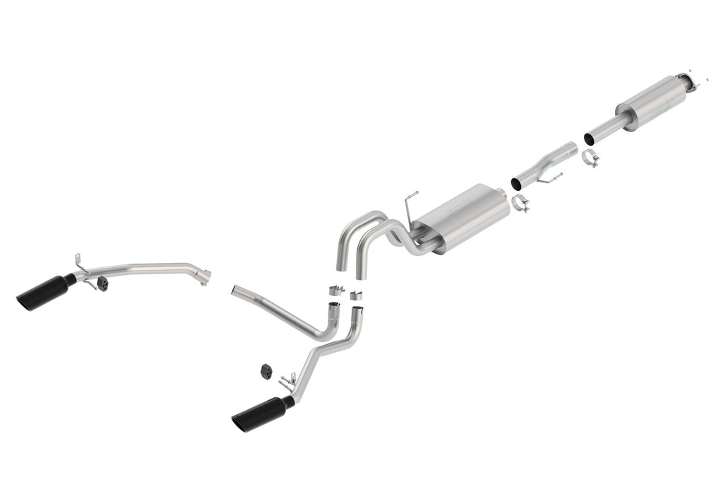 Borla 140416BC Cat-Back Exhaust System - S-Type for Select Ford F-150