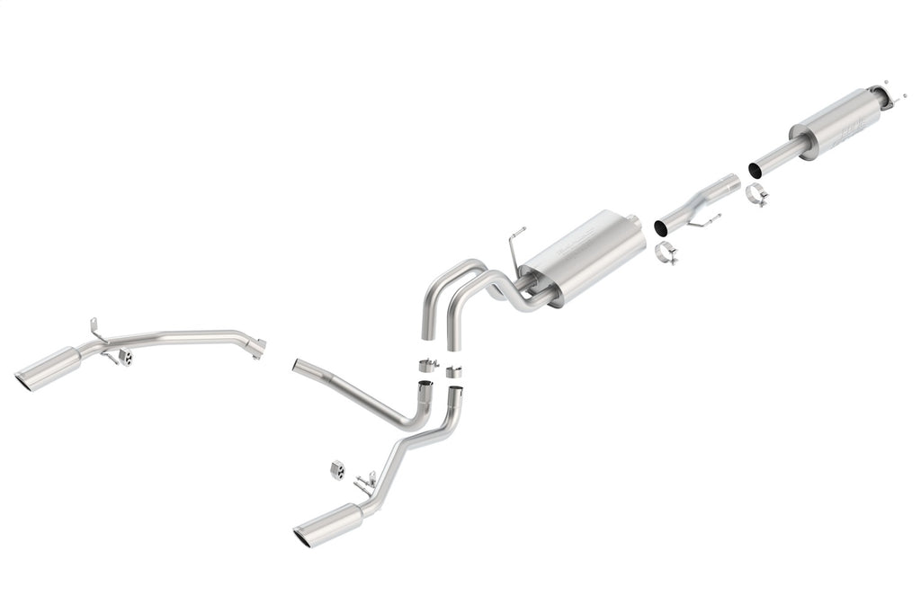 Borla 140416 Cat-Back Exhaust System - S-Type for Select Ford F-150
