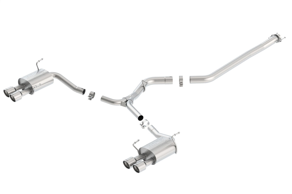 Borla 140418 Cat-Back Exhaust System - ATAK® for Select Subaru Impreza, Subaru WRX, Subaru WRX STI
