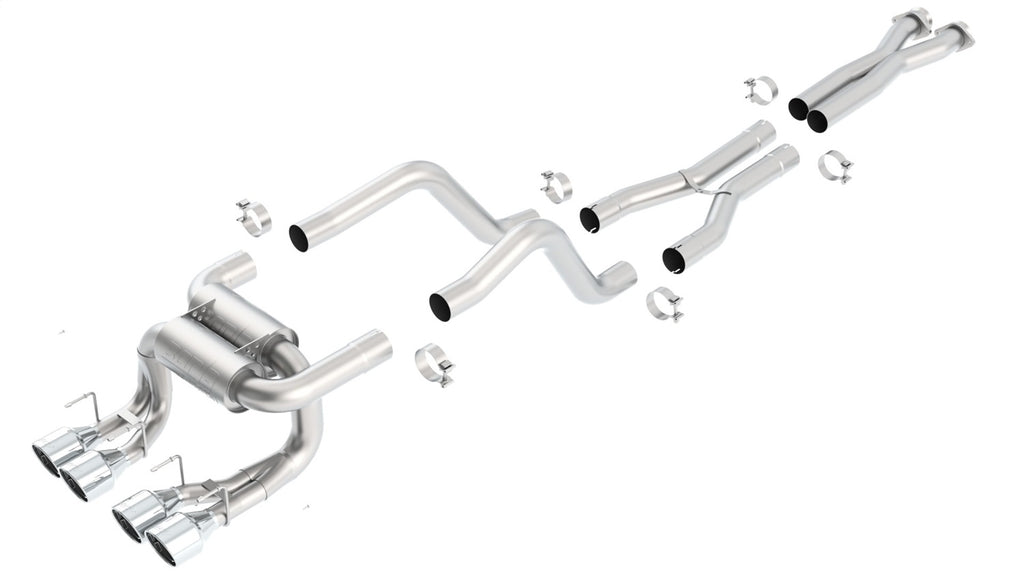 Borla 140422 Cat-Back Exhaust System - ATAK® for Select Chevrolet Corvette