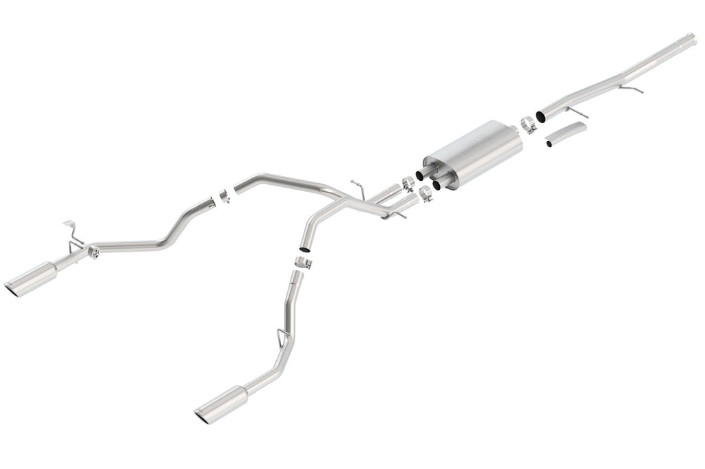 Borla 140429 Cat-Back Exhaust System - S-Type for Select Chevrolet Silverado 1500, GMC Sierra