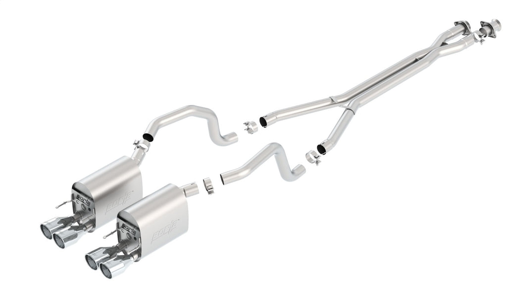 Borla 140440 Cat-Back Exhaust System - S-Type ll for Select Chevrolet Corvette